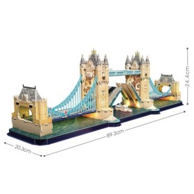 Marile Arhitecturi ale lumii Puzzle 3D cu led Tower Bridge 222 piese